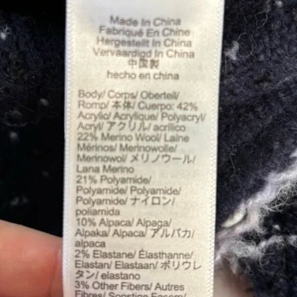 J. Crew Navy and Light Blue with Classic Tweed Lady Jacket - Picture 8 of 8